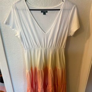 NWOT, size M Wild Fable short-sleeved ombré sundress